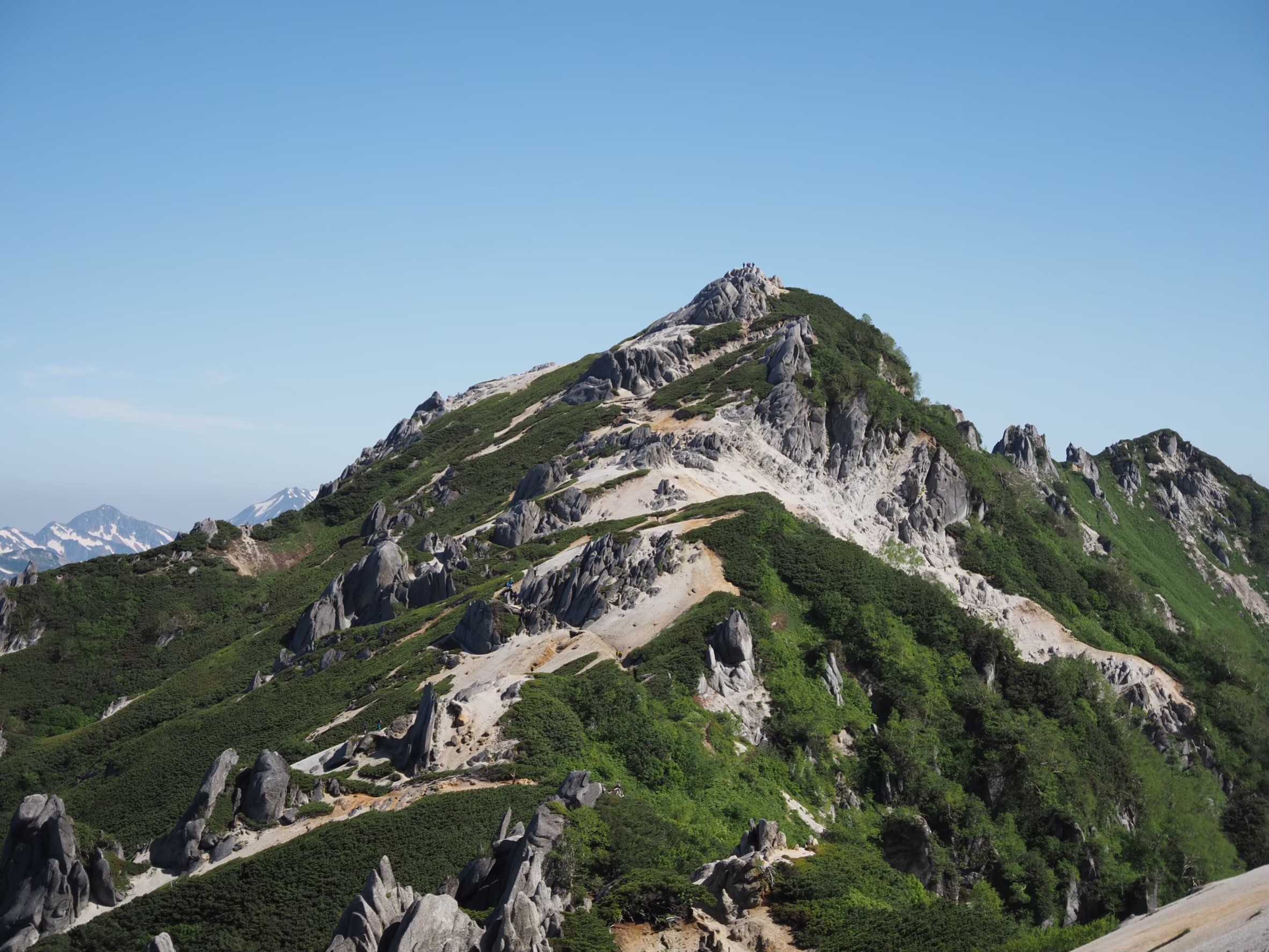 燕岳(2年山行・パノラマ銀座縦走)